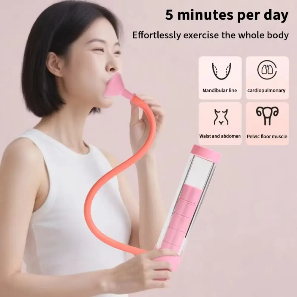 

Muscle Trainer Breathing Exercise Device Lung Respirator Stronger Lungs Abdominal Muscle Trainer Adjustable Health