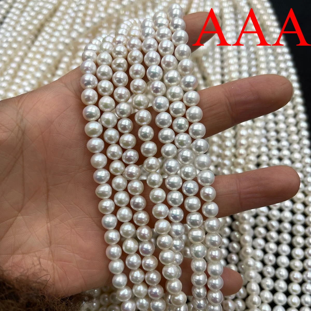 Natuurlijke Zoetwaterparel Kralen Hoge Kwaliteit Aa 36Cm Punch Losse Kralen Voor Diy Vrouwen Elegante Ketting Armband Sieraden Maken