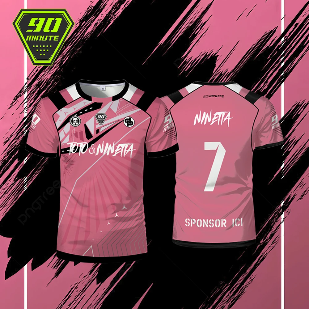 حار Maollot يوليو تي شيرت 90 دقيقة الرياضة تنفس جيرسي في الهواء الطلق التجفيف السريع قميص كرة القدم الرجال بلايز شراء