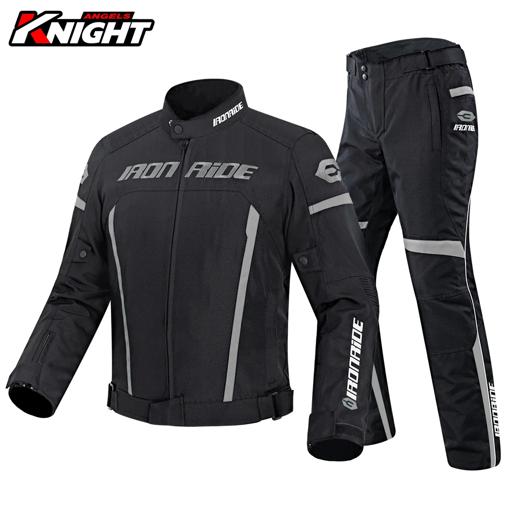 

Motorcycle Jacket Pants Suit Waterproof Reflective Racing Jacket Men Biker Motorbike Motocross Moto Jacket Motorcycle Clothing