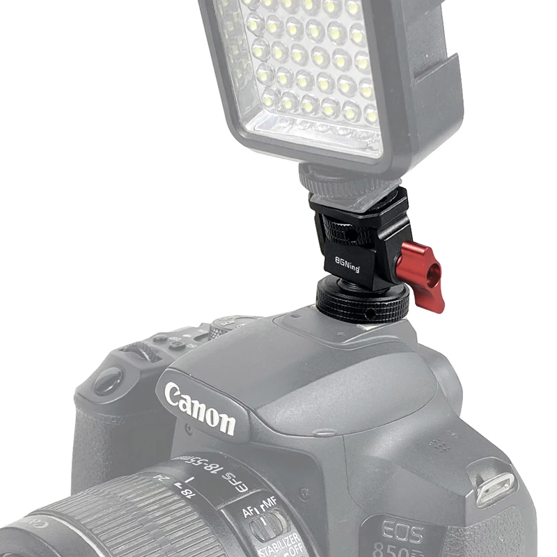 Monitor EVF Ständer Halter Kaltschuh Halterung für Kamera Feld Monitor Mikrofon Blitzschuh 180 Grad verstellbare Stabilisator Halterung – Detail 29