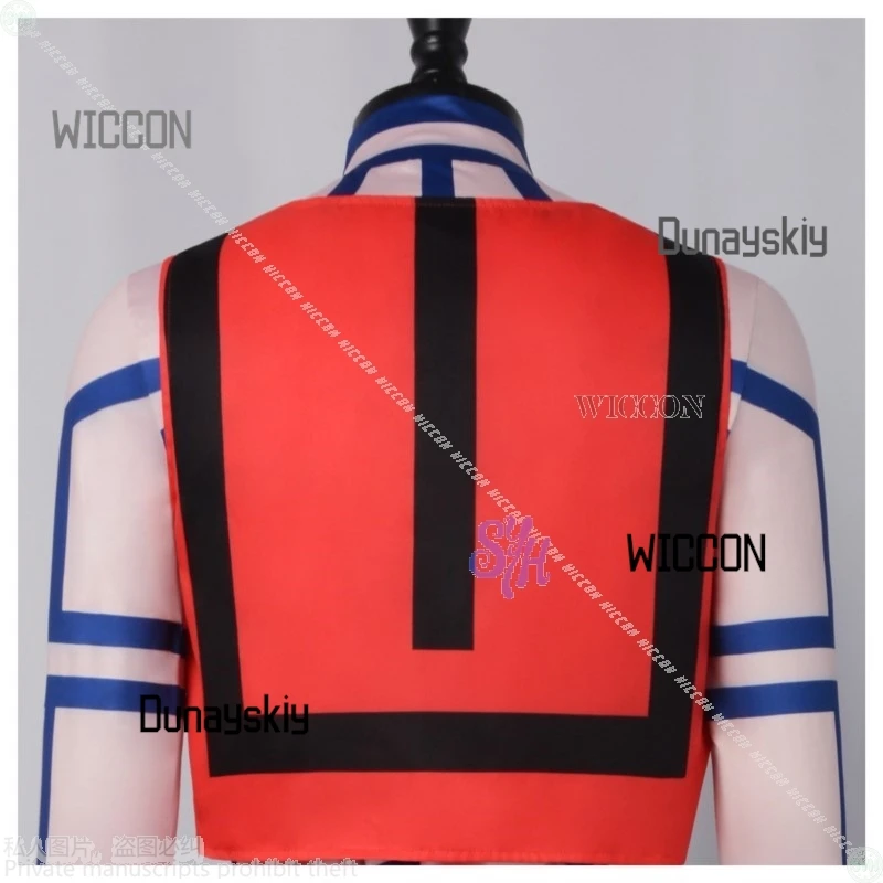 Shop1104340175 متجر إنفينيتي كاسل بلاي هاكوجي أكازا تومي شيطان مثير بذلة الوردي سترة الدعائم عيون شعر مستعار هالوين #5