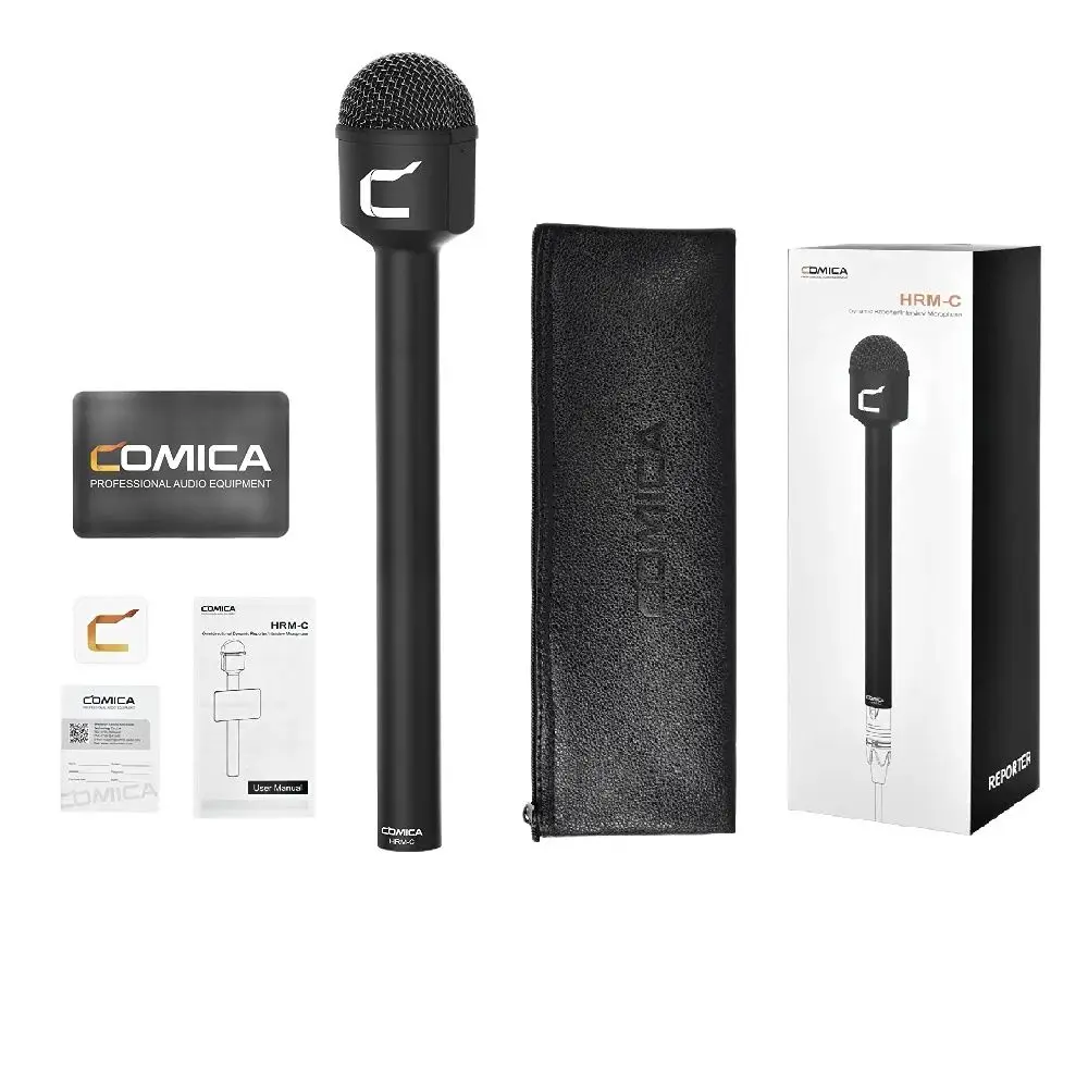 

Comica HRM-C Handheld Dynamic Microphone Omnidirectional Mic With Low-Noise For Canon Nikon Sony Fuji DSLR Camera Camcorder