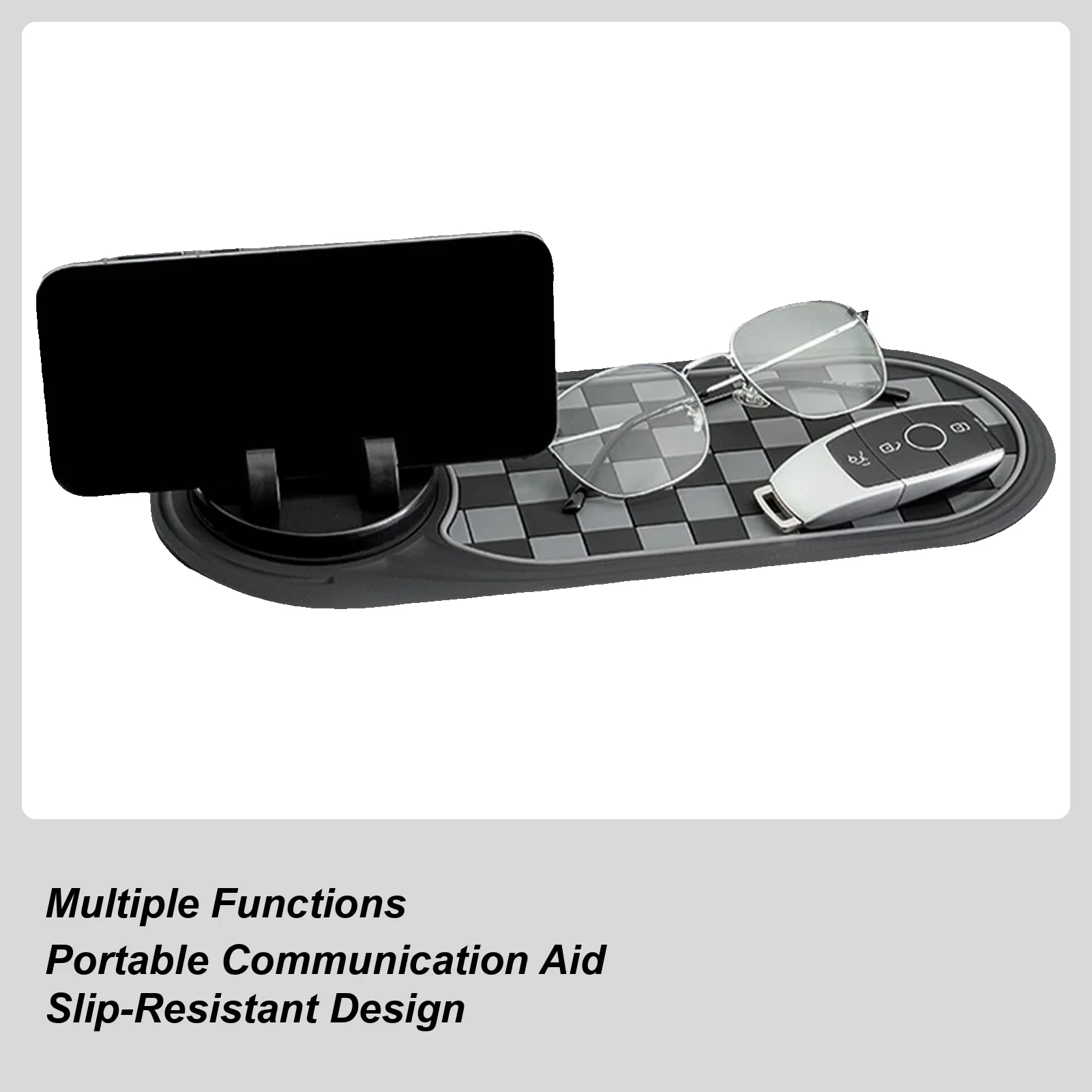 

Многофункциональный автомобильный противоскользящий коврик-органайзер, коврик-подставка для телефона с парковочным номером для приборной панели автомобиля, интерьер автомобиля, грузовика