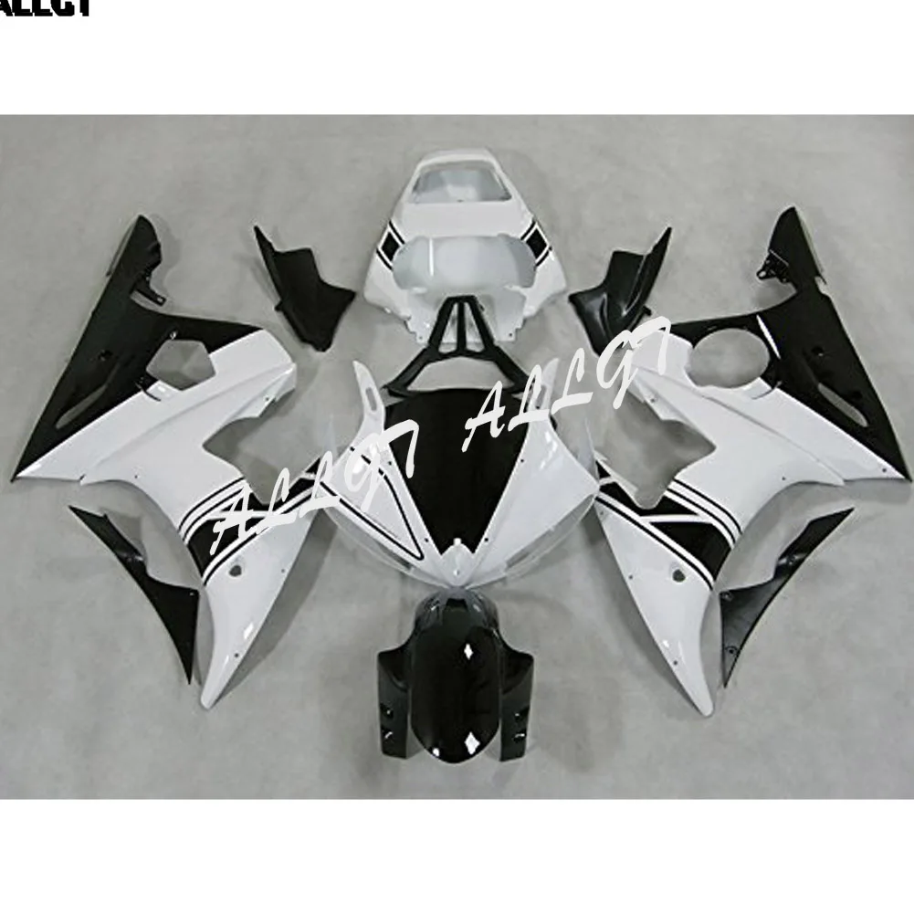 White Black ABS Plasitc Fairing Kits For Yamaha YZF-600 R6 2003 2004 YZF 600 R6 03 04