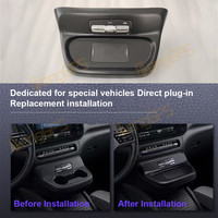 Quick QI Car Wireless Charger Fast Charging For Mercedes Benz V Class Vito Viano 2025 Intelligent Infrared Mobile