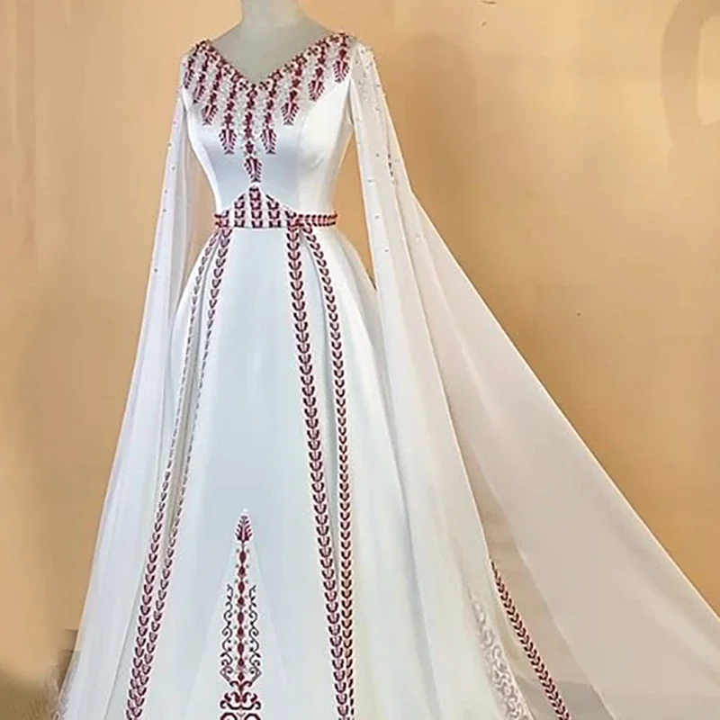 Robe de soirée longue à lacets au dos pour femmes, robe trapèze élégante, col en V, longueur au sol, robe d'invité de mariage, nouveau, 2024