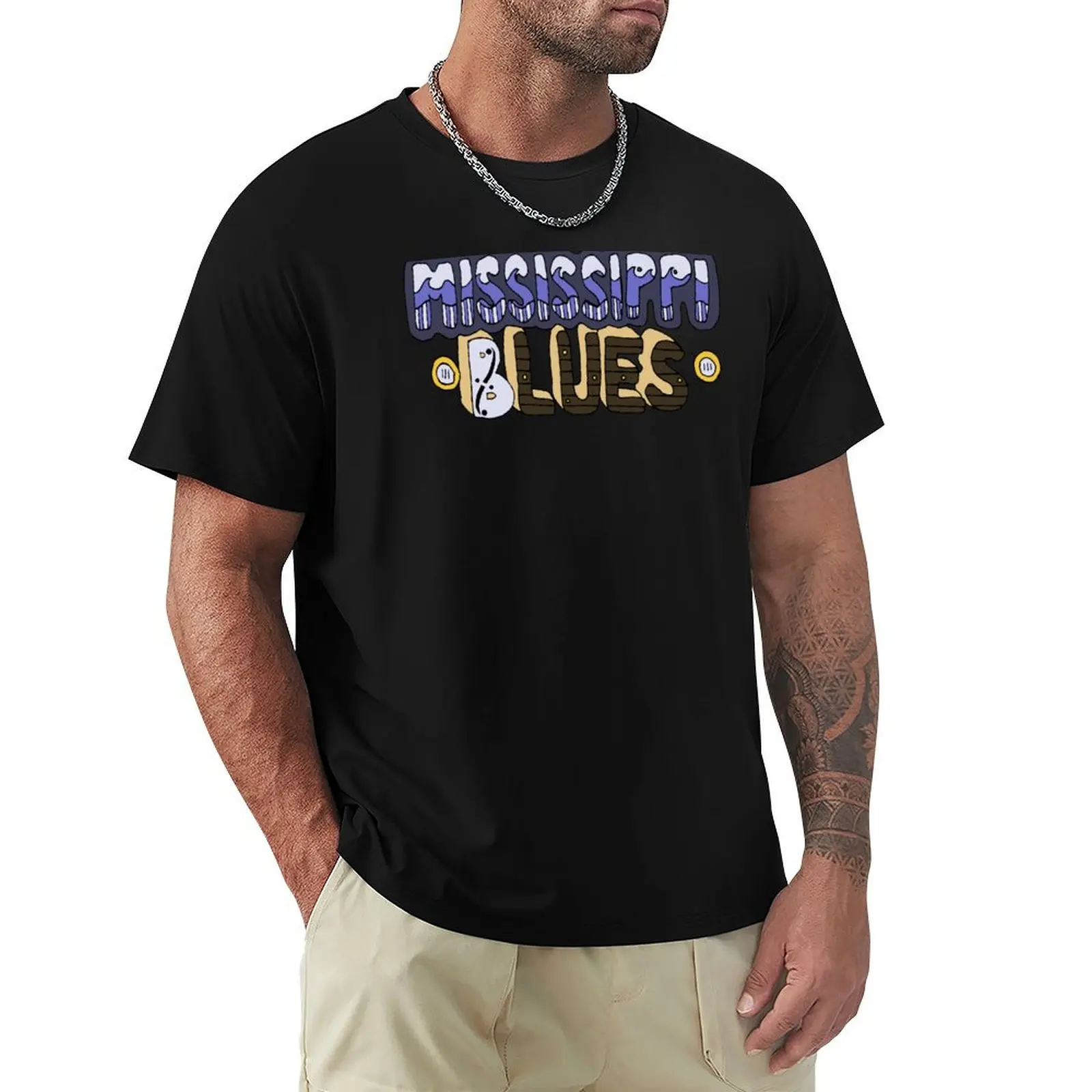 

Mississippi Blues T-Shirt funny meme t-shirts quick-drying luxury clothes men