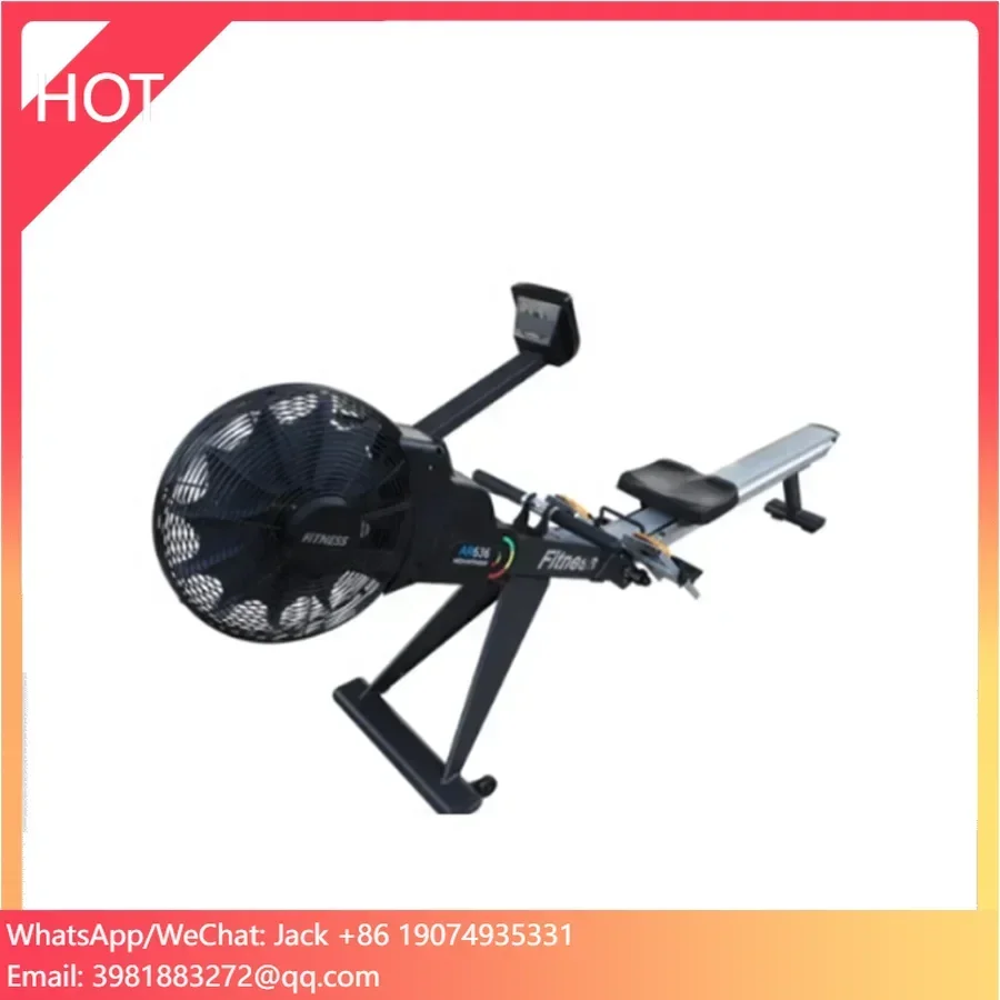 Gym Fitness Equipment Cardio Foldable Resistance Magnetic Air Fan Rowing Machine Air Rower