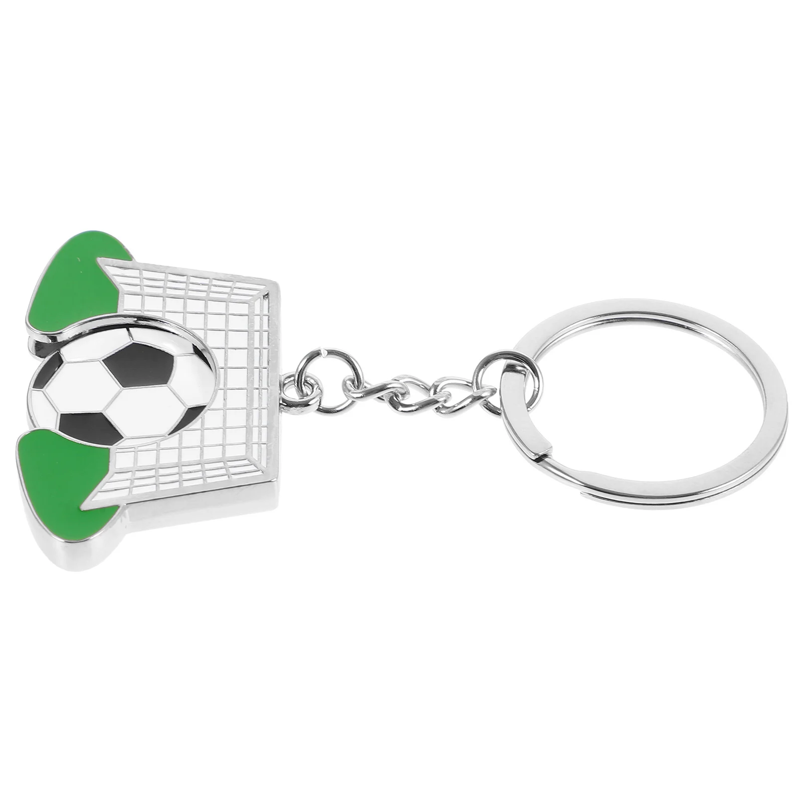 

Delicate Football Keychain Token Shopping Trolley Pendant Compact Accessory