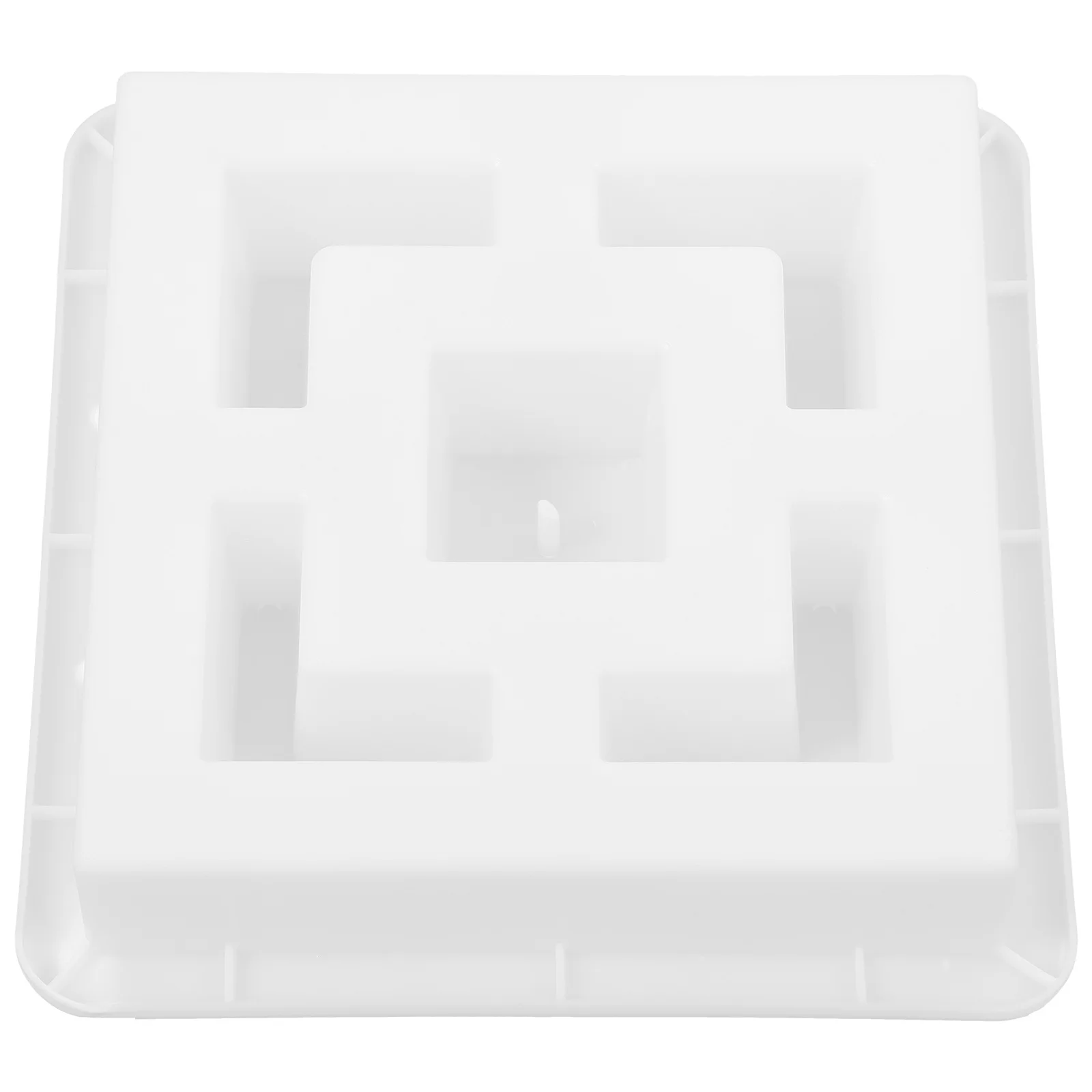 

Plastic Durable Cement Brick Mold Lattice Window Form for Concrete Garden Path Patio DIY Stone Brick Maker Reusable