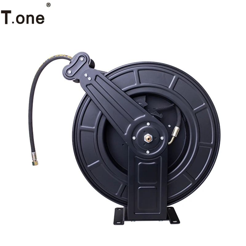 High Pressure Hose Reel Retractable Function For Garden Irrigation Car Wash Use High Pressure Hose Reel