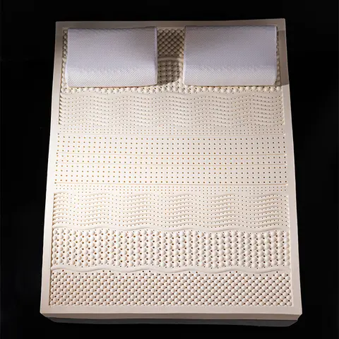 Colchón de látex natural 95% contenido 100% proceso Talalay importado tailandés 15cm de espesor 160x200 180x200 colchón tamaño Queen King