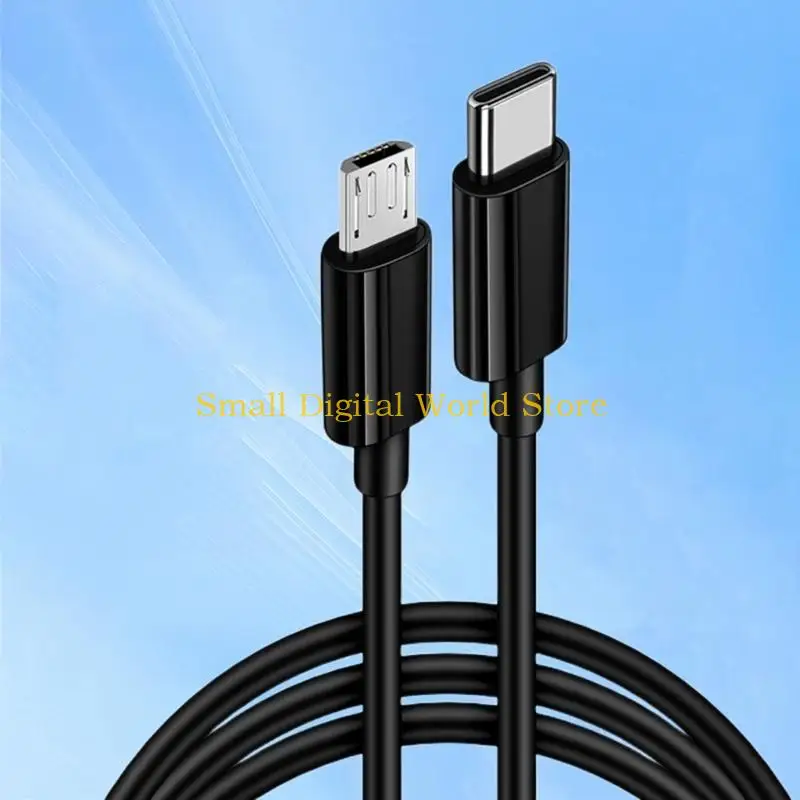 77UB Type C To Micro USB OTG Cable For Micro B USB Type C Cord Male to Male Fast Charging Data Line