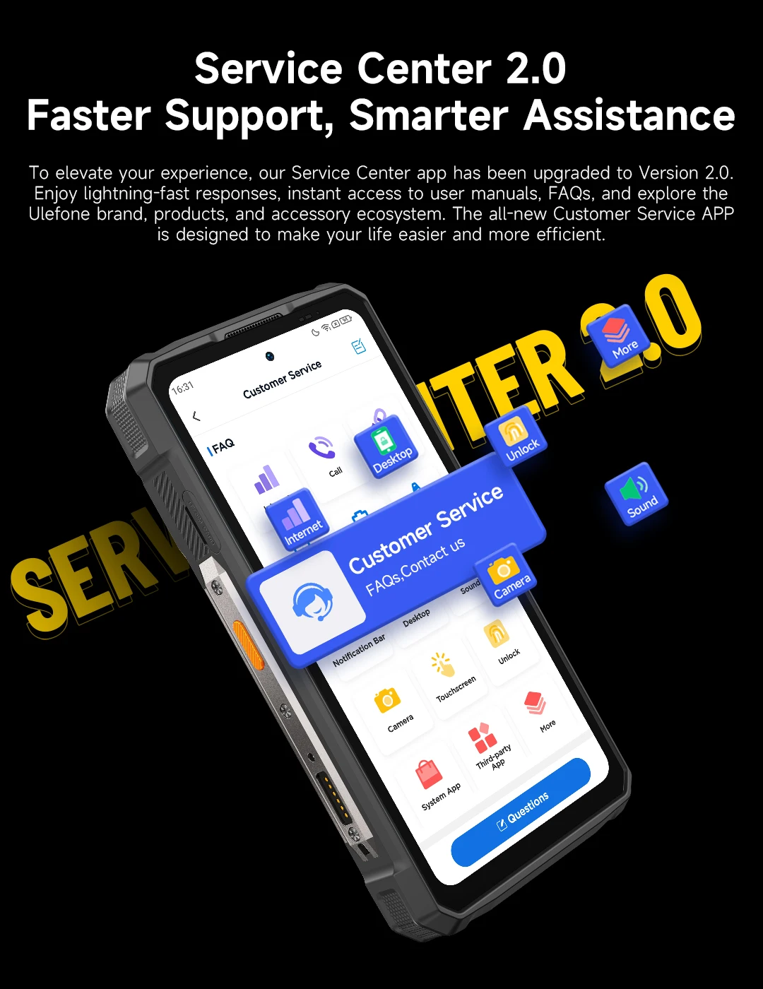 Ulefone Armor 33 4G Rugged Phone 25500 mAh 512GB ROM Up to 24GB RAM 120Hz 6.95" NFC Android 15 66W Smartphone Global Version