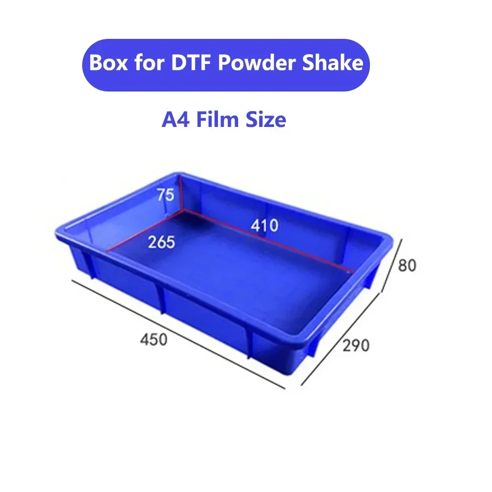 Plastic Box Plate For DTF Powder Shake TPU DTF Powder Shake L1800 L800 L805 1390 1400 1500W Direct Film Transfer Film Powder Box