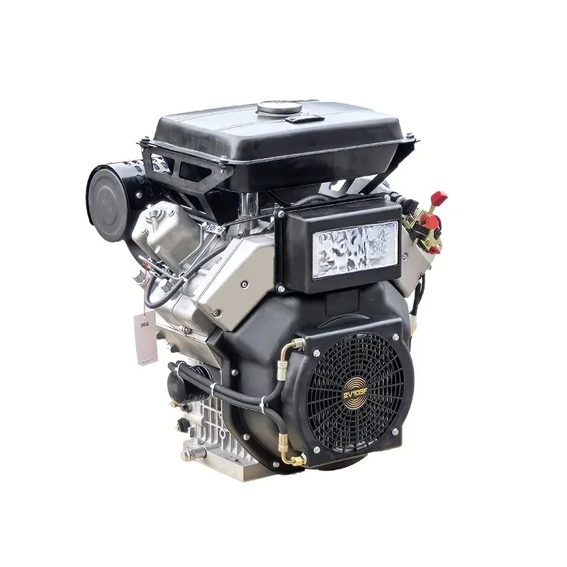 2V105 2-cylinder Diesel Engine 22.8kW 4 Stroke 35HP Portable Electric Start Air-Cooled Easy to Operate Machinery