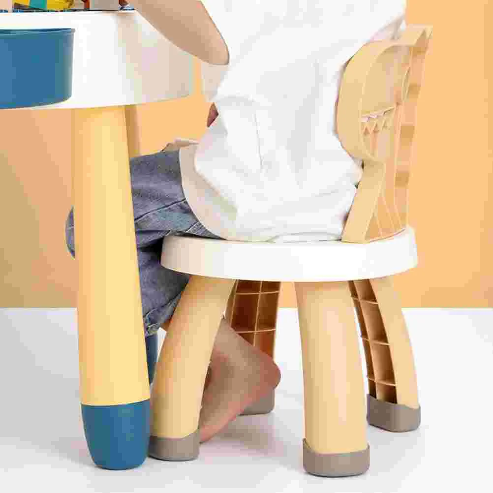 

Children's Learning Chair Cartoon Dinosaur Toddler Back Chair Green Anti Thick Padding Home Study Kids Safe Rounded Corners