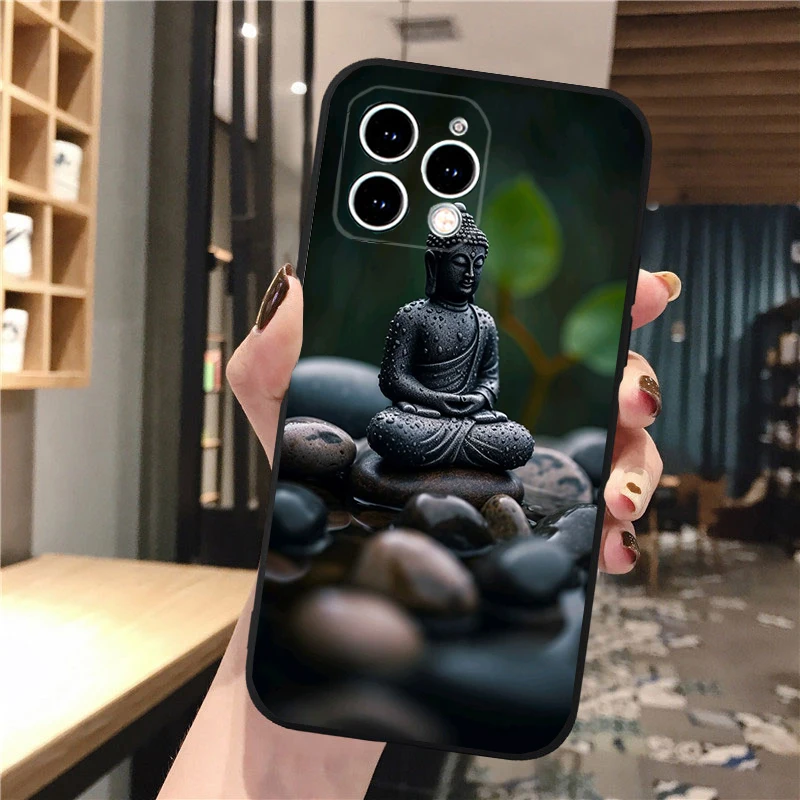

Buddha Aesthetic Phone Case Carcasa Funda For iPhone 17 Pro Max Air 16 15 14 13 Pro Max 15 16 Pro 15Plus Case