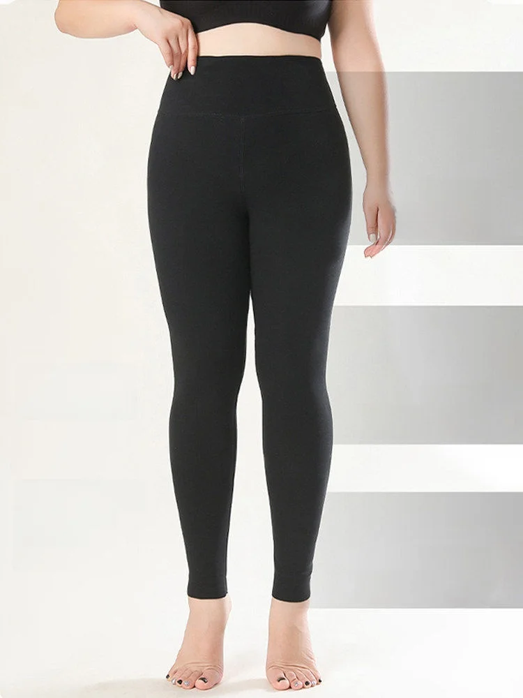 ハイウエストのヨガパンツ レディース 秋冬 暖かいお腹コントロール ヒップアップ 着痩せ効果のある伸縮性のあるボトムパンツ