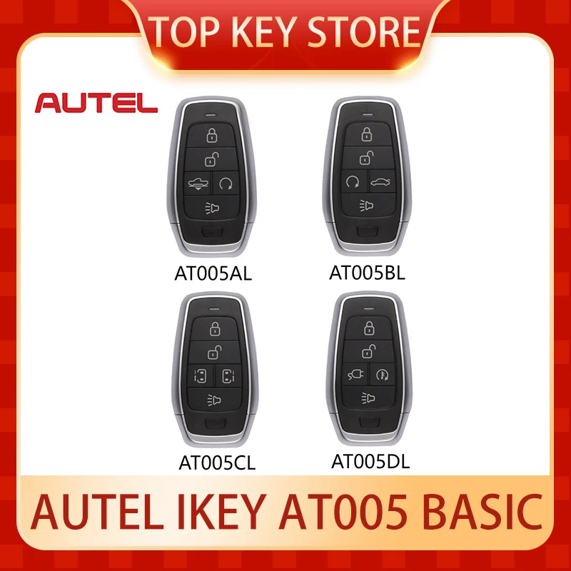 

AUTEL Basic IKEY AT005AL AT005BL AT005CL AT005DL 315Mhz/434Mhz Universal Smart key For KM100 IM508 IM608 XP400 Pro