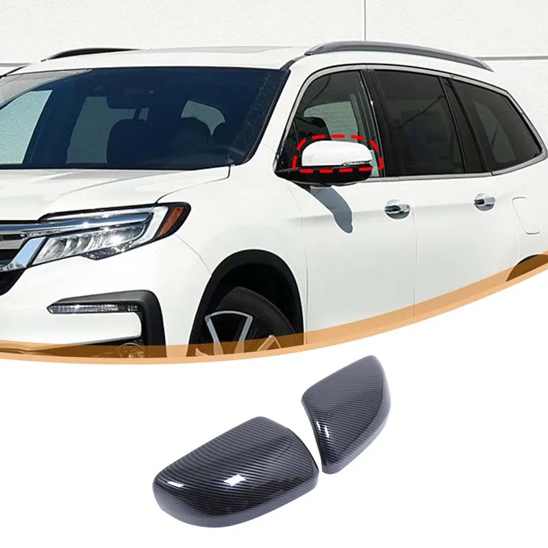 

For honda pilot 2023 exterior mirror cover Car Side Mirror Cap ABS Car exterior Rearview protective cover exterior accessories