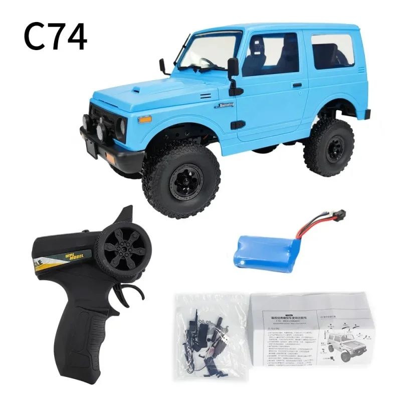 Remote-Controlled Car C74 Jimny 4-Wheel Drive Off-Road Rc Climbing Car Model Suzuki Liuzhou Car D-12 Children\'s Outdoor Toy Gift