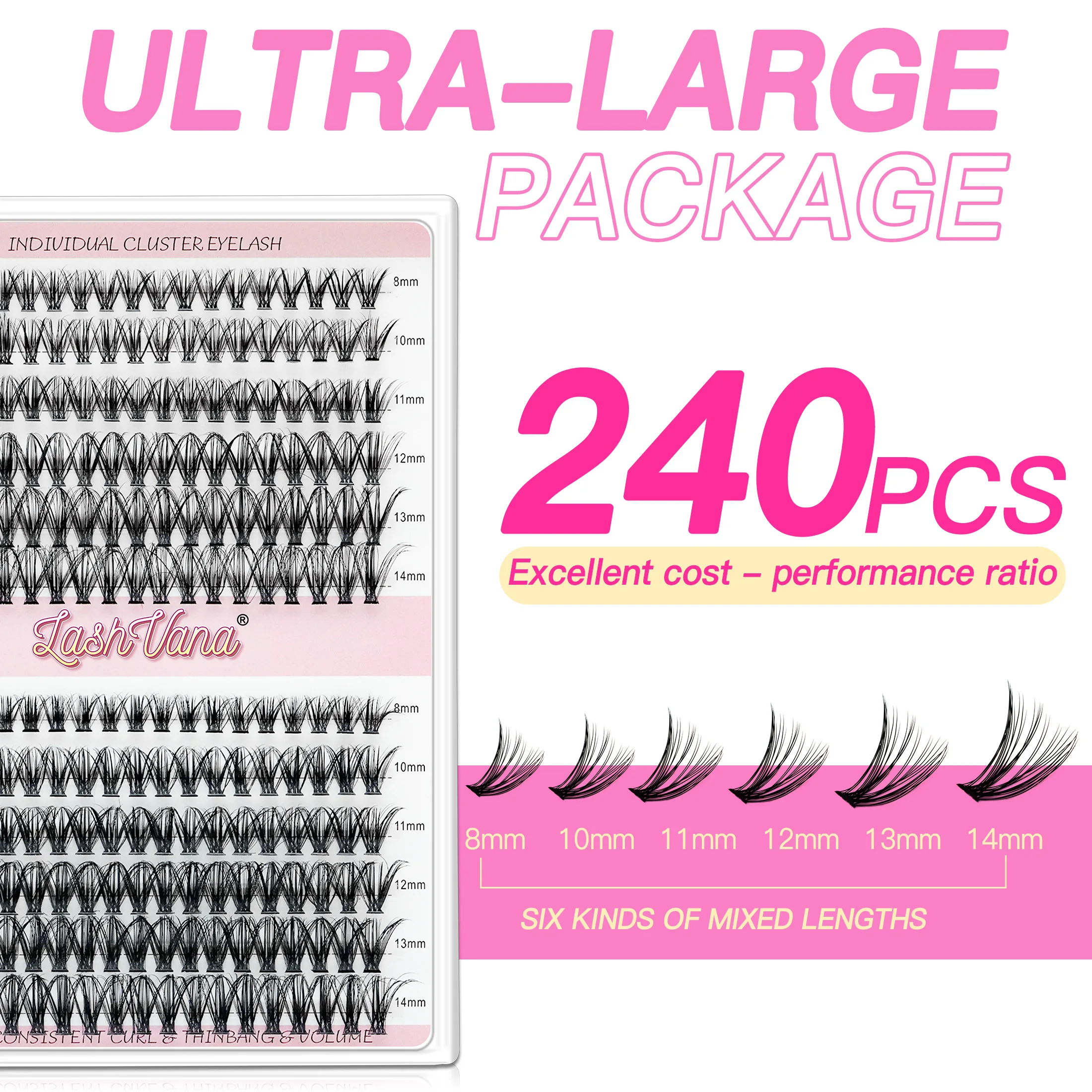 240 قطعة مجموعات الرموش لاش السندات وختم أدوات ماكياج لتقوم بها بنفسك جلدة تمديد عدة لصق الرموش الإلتصاق الغراء اكسسوارات