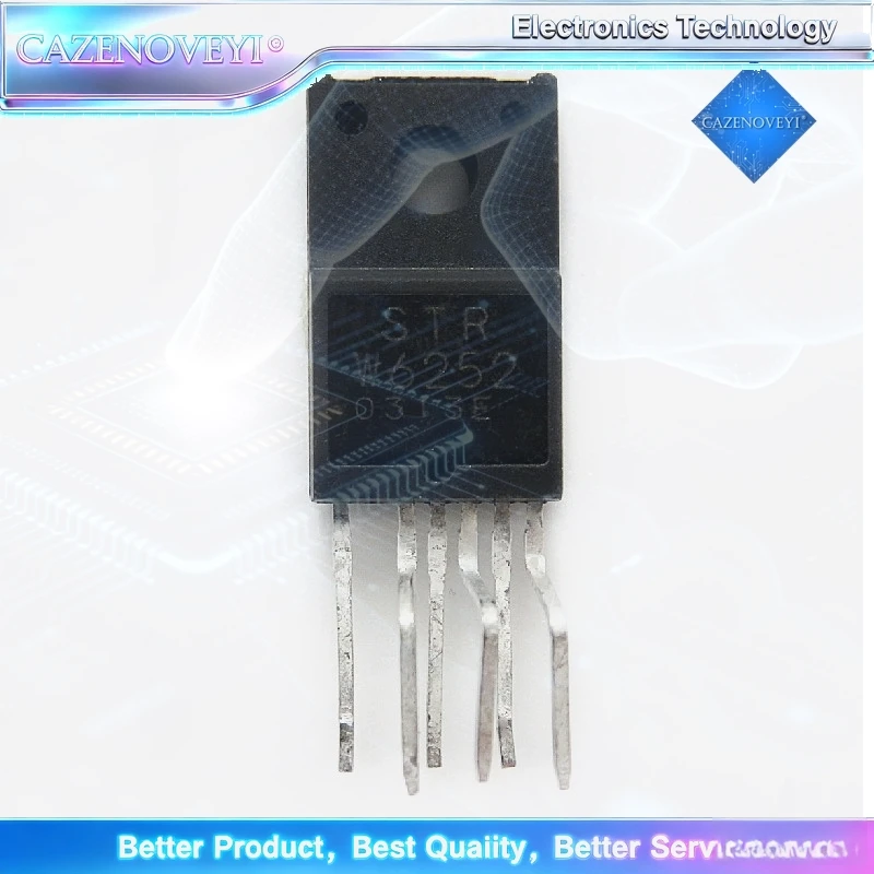 (5-10-20-30-100PCS) W6252 STR-W6252 TO-220F-6 STRW6252