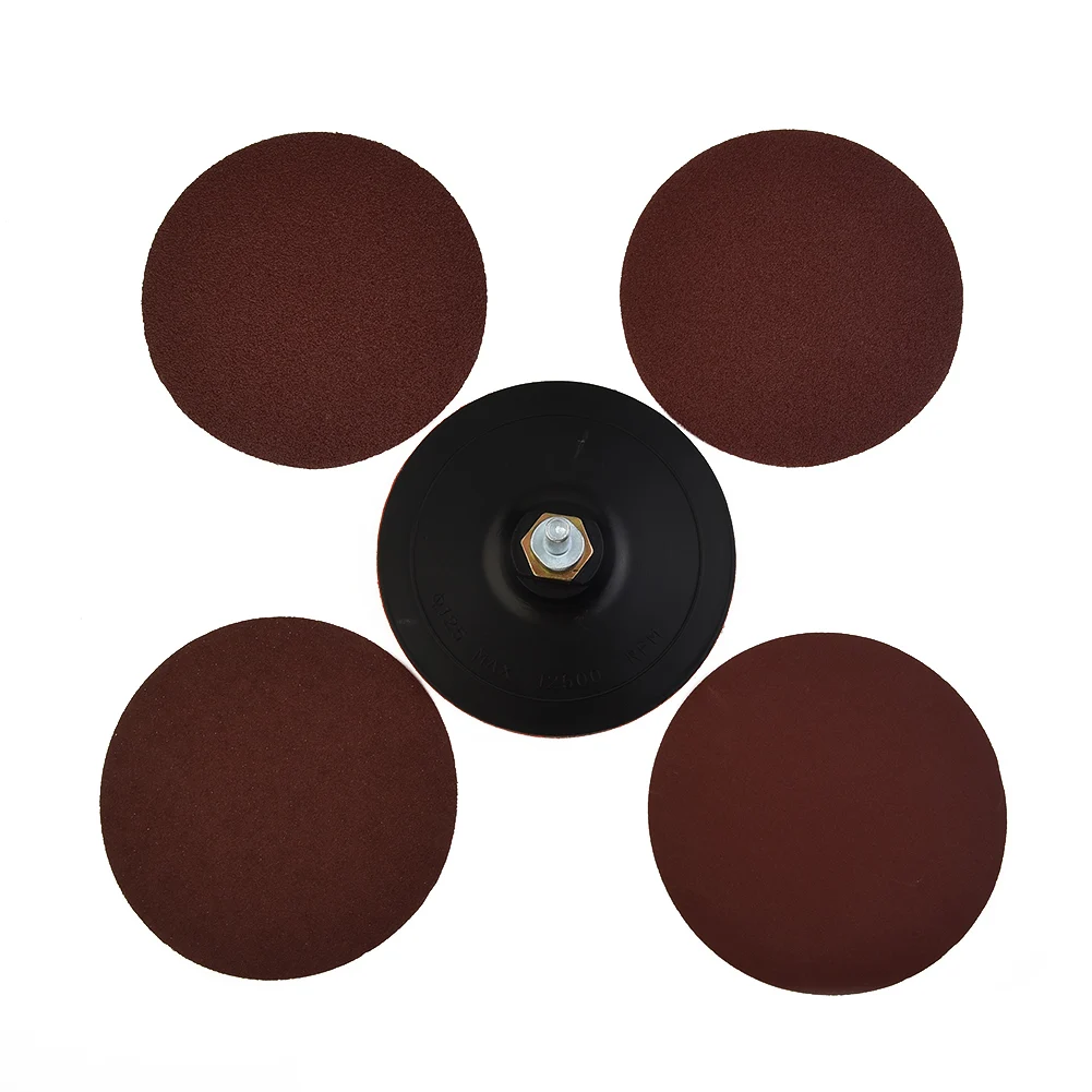 تحقيق ناعم تمامًا مع 10 قطع من وسادة دعم ورق الصنفرة المختلطة ومحول الحفر لجميع أنواع الأعمال الإعدادية