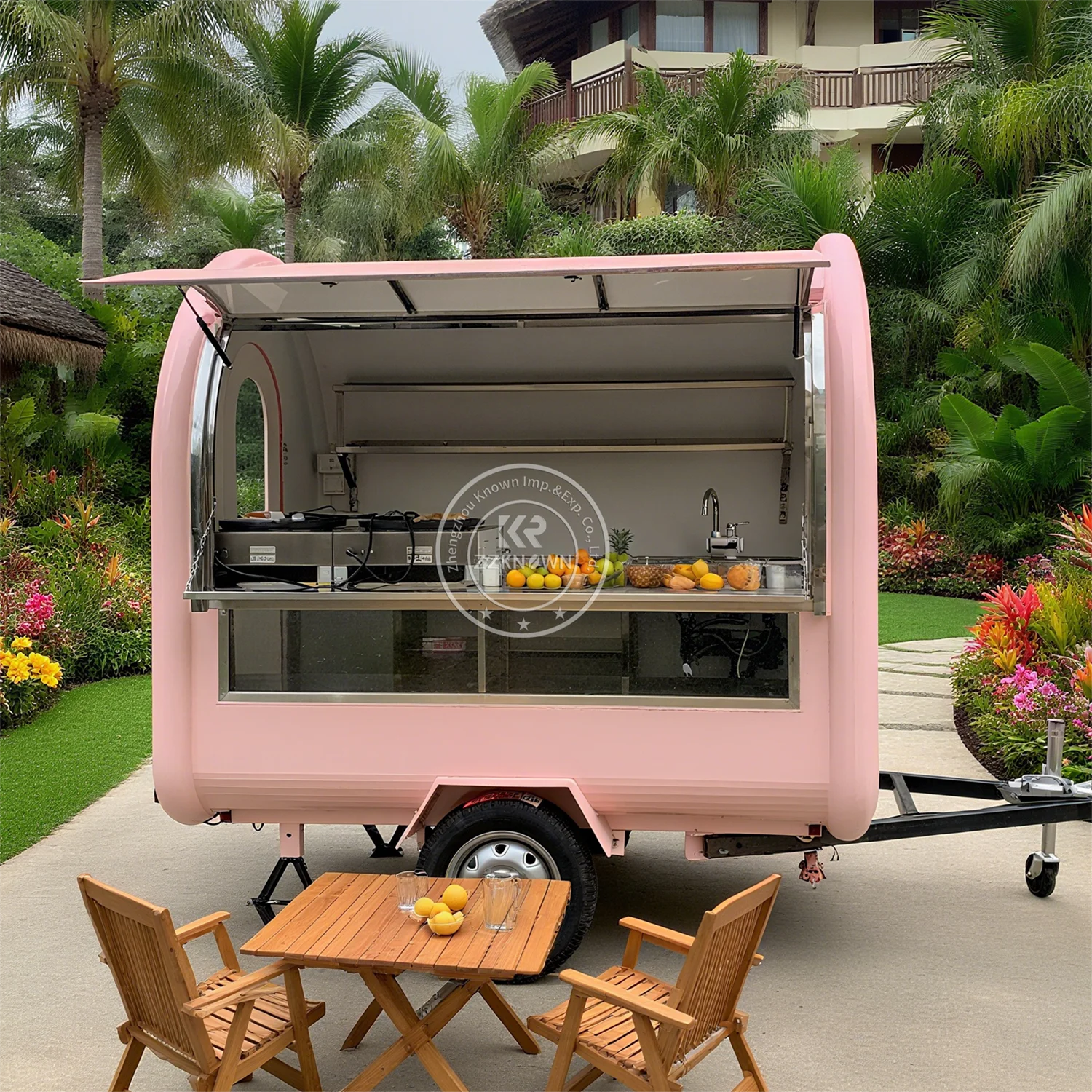 

Mobile Concession Catering Trailer Taco Pizza Fast Food Trailer Ice Cream Coffee Food Truck Trailer With Full Kitchen Equipments