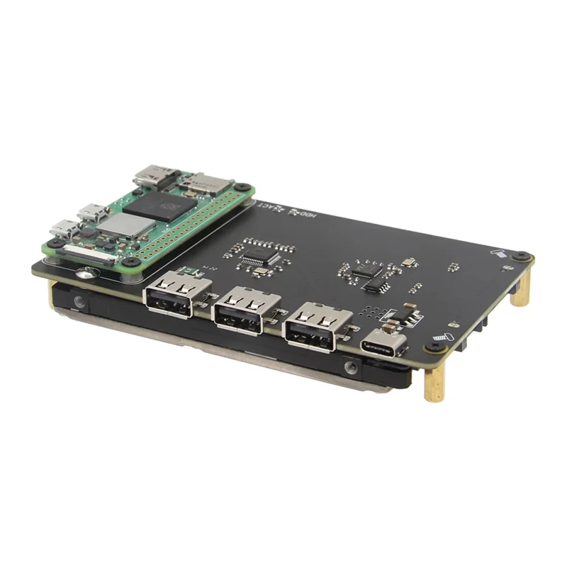 Superbo X301 Scheda di espansione archiviazione NAS HDD/SSD SATA da 2,5 pollici HUB USB per Raspberry Pi Zero 2 W / Zero W