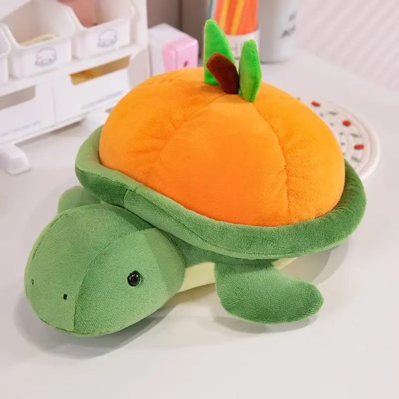 

35/45/55 cm Simulated Fruit Turtle Doll Stuffed Plush Toy Handmade Doll Cartoon Anime Cute Children's Birthday Gift Fun Doll