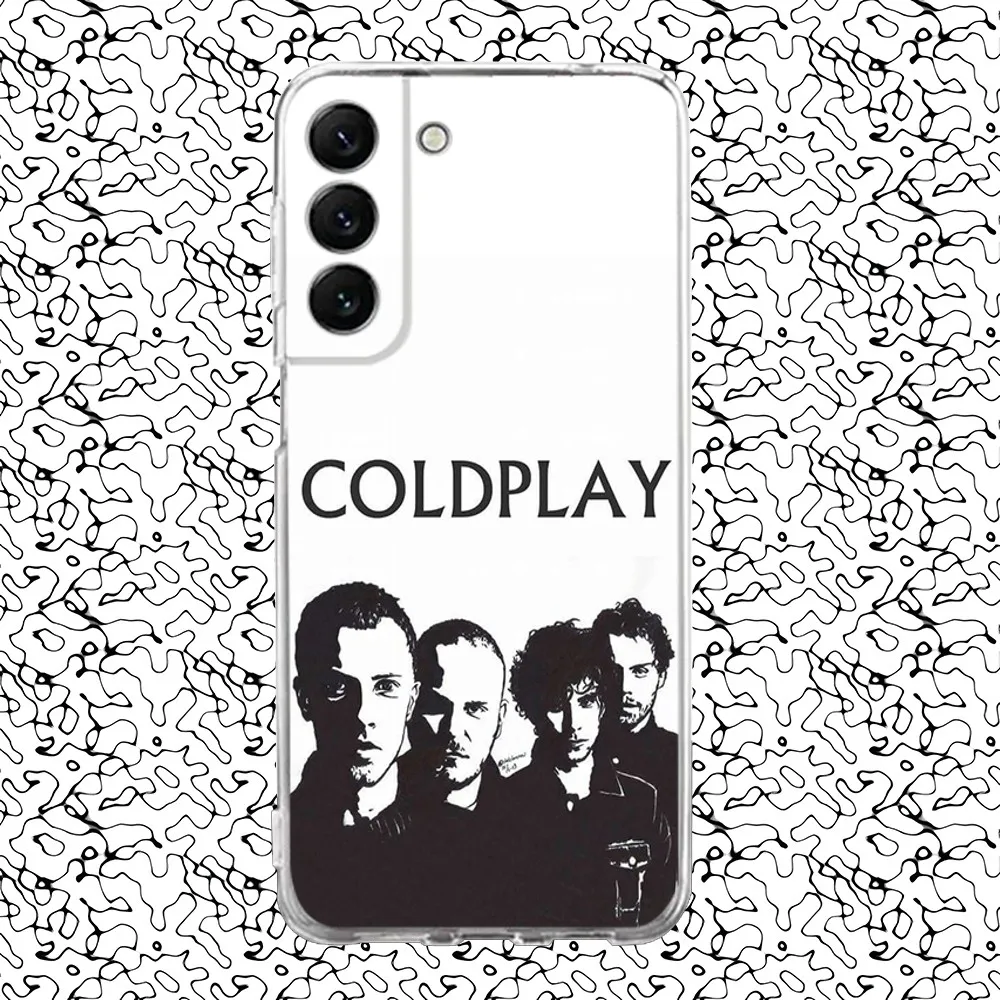 Band C-Coldplay Phone Case Silicone For Samsung S30,S23,21,22,20 Ultra,S20 FE lite,S10,9,PIus Note20ultra Cover Clear