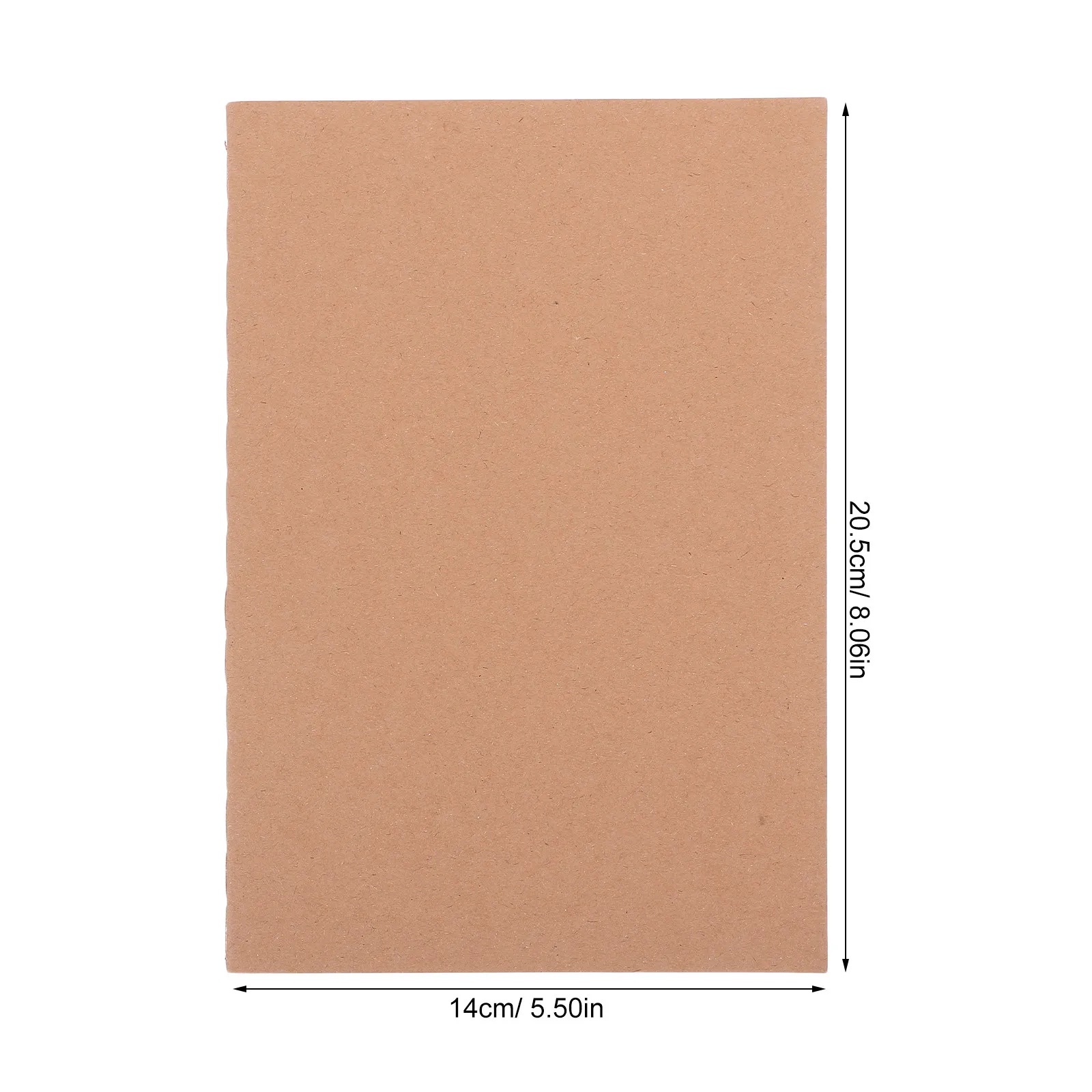 10Pcs Kraft Paper Notebooks Mini Blank Unlined Notebooks for Students Artists Sketch Drawing Writing School Supplies Project