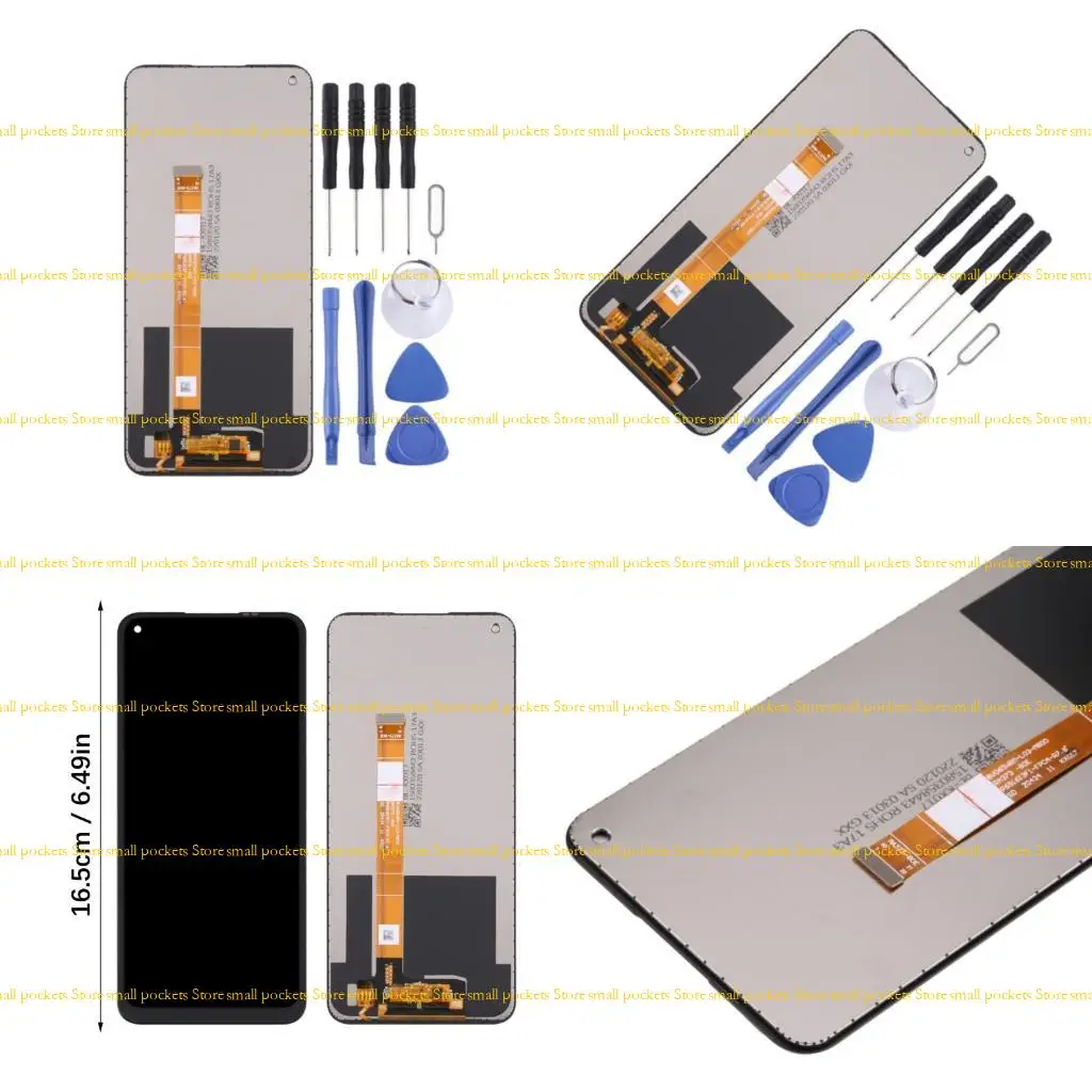 

R1WD DIY Repair LCD Touch Screens Full Assembly With Not Fingerprints Coating for A53