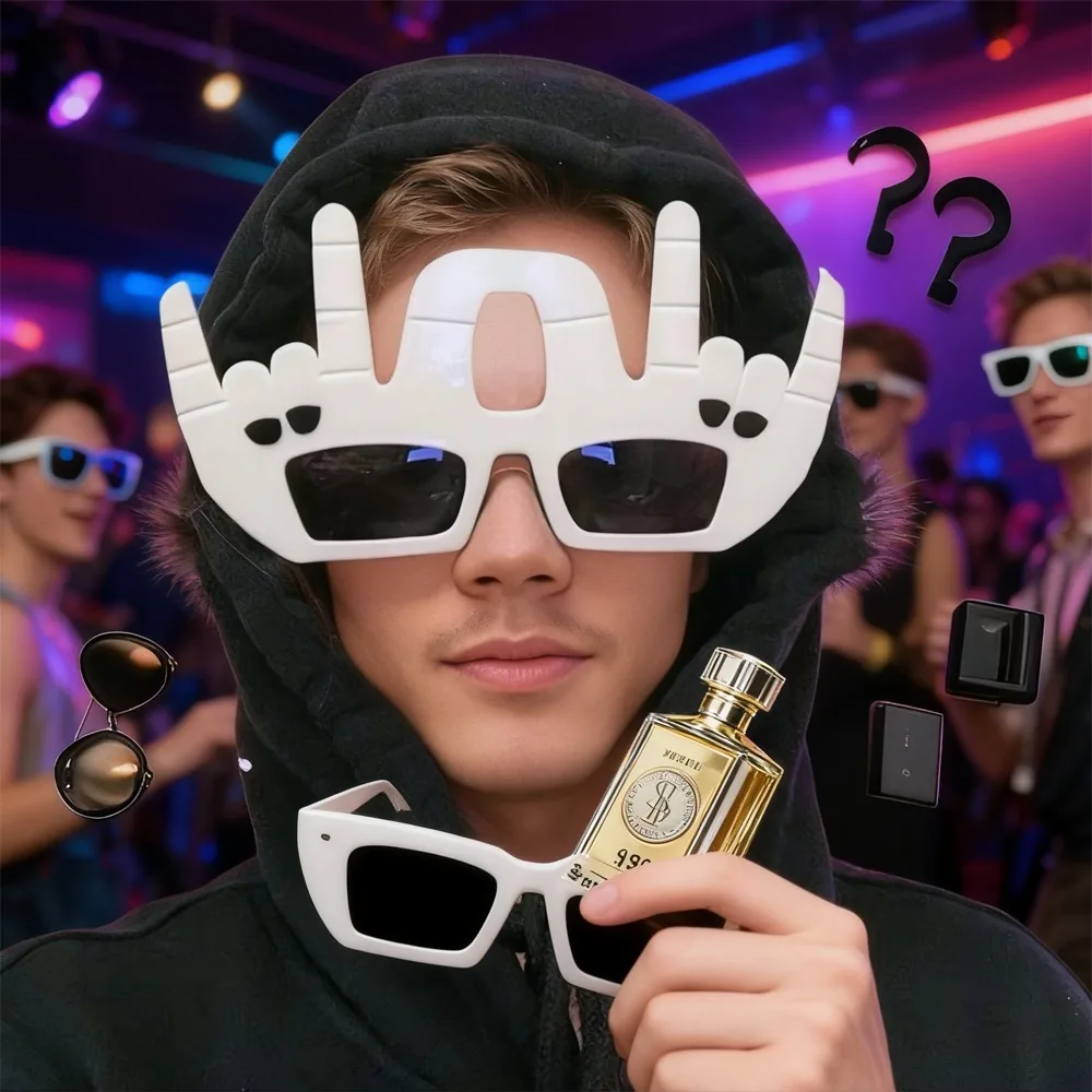 Lustige Party-Brillendekoration, modische niedliche Foto-Requisiten für Männer und Frauen für Partys und Versammlungen von Fotokabinen