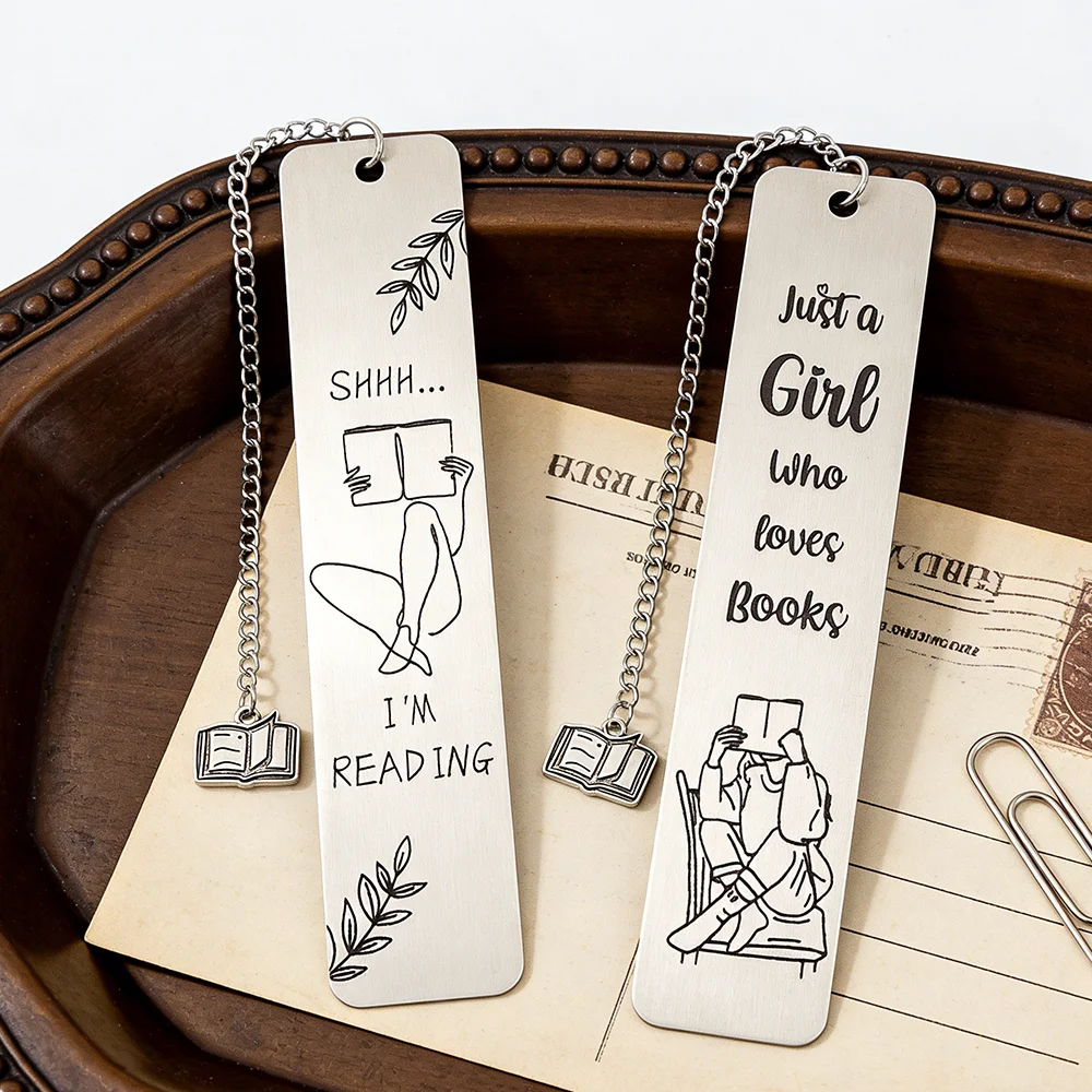 

Dark Romance Metal Bookmark Spicy Bookmark for Women Valentine's Day Gift for Wife Spicy Novel Lover Book Accessory