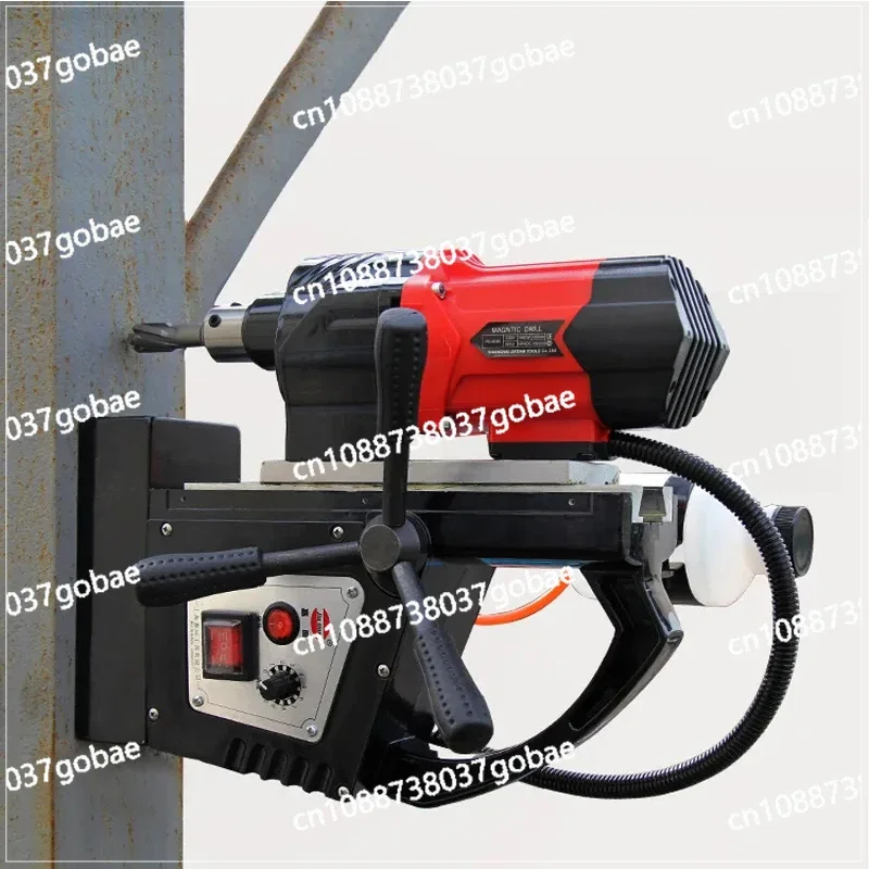 Potable Magnetic Seat Drill Multifunctional Magnetic Hole Suction Iron Drill Core Portable Bench  Stepless Spee