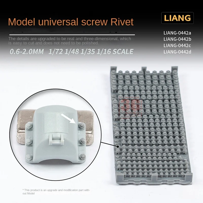 LIANG model resin modified part 0442 multi-ratio universal modified screw 0.6-2.0MM