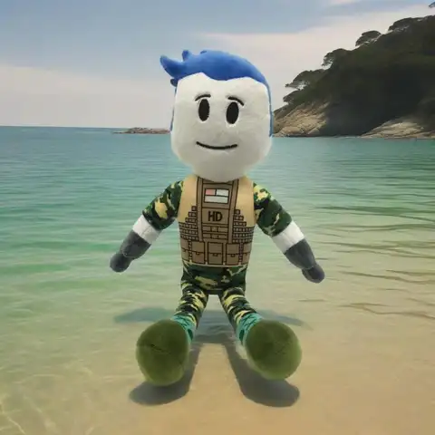 38cm Roblox Game Peripheral Doll Birthday Gift Cute Desktop Decoration