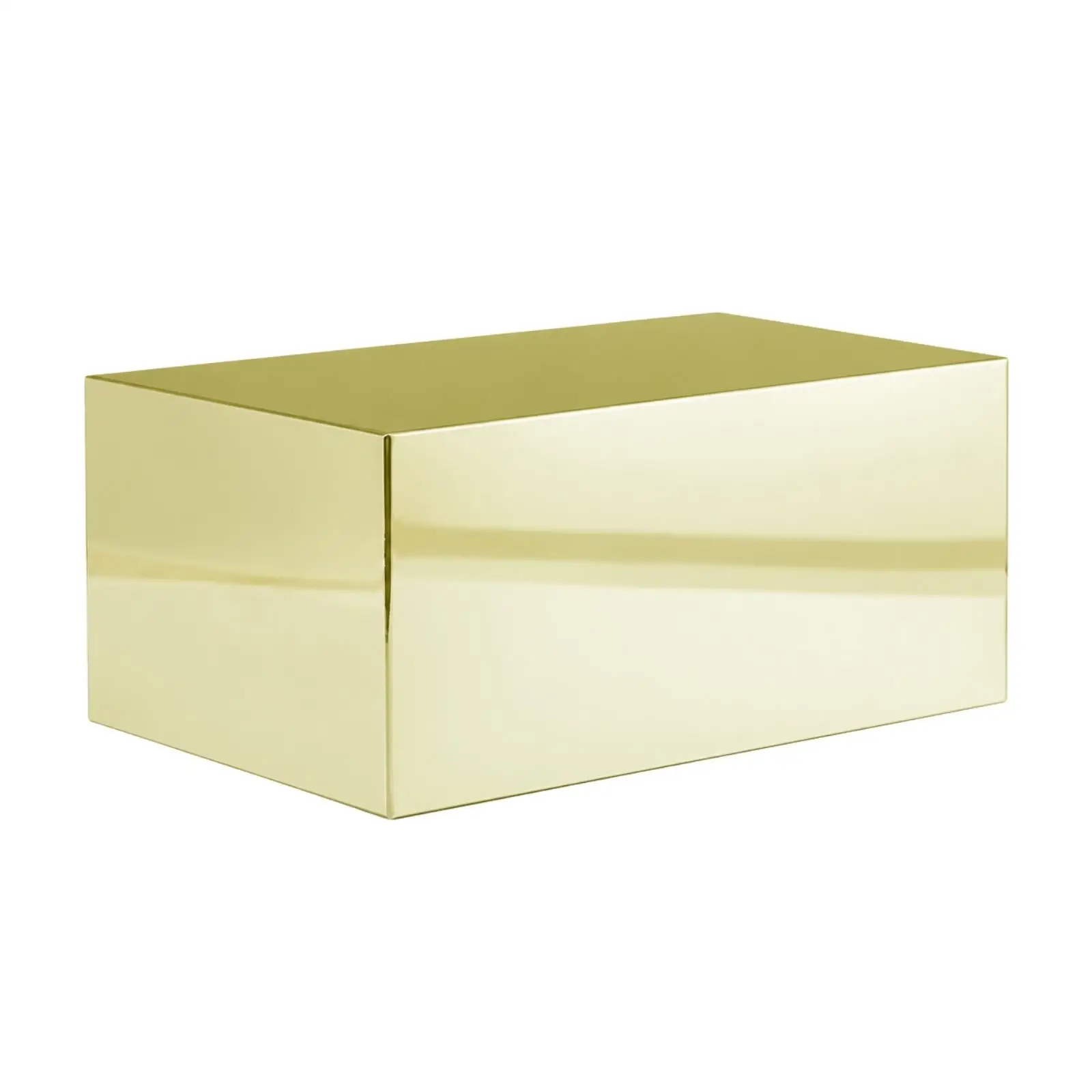 Rigid Metal Display Shelf Stand Six Sided Rectangular Riser for Countertop Merchandise Showcase Retail Product Display Box