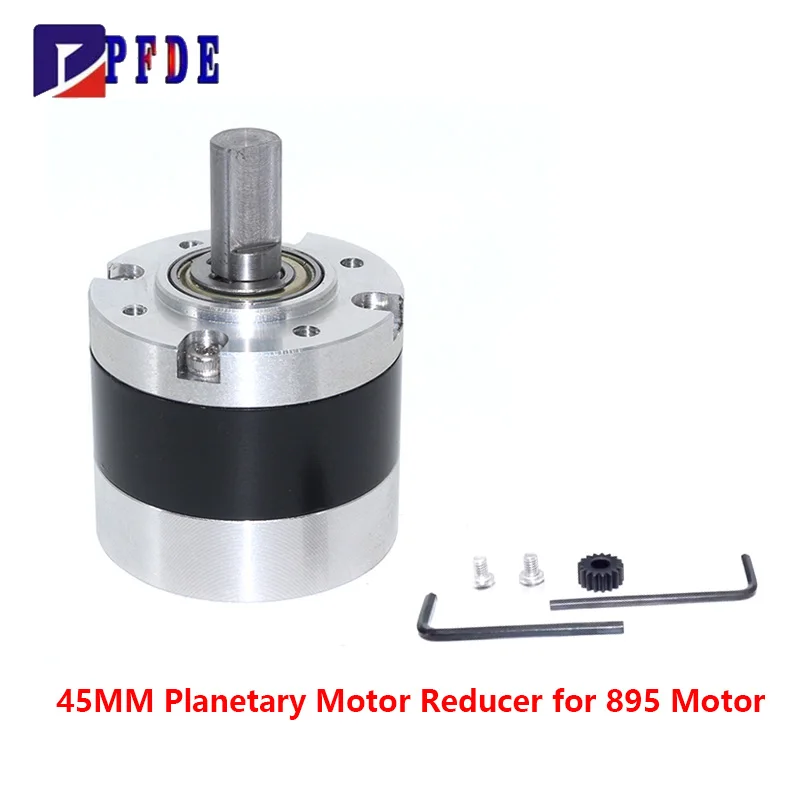 

45MM Planetary Motor Reducer High Precision Gearbox Full Metal Transmission Large Torque can be equipped with 895 motor