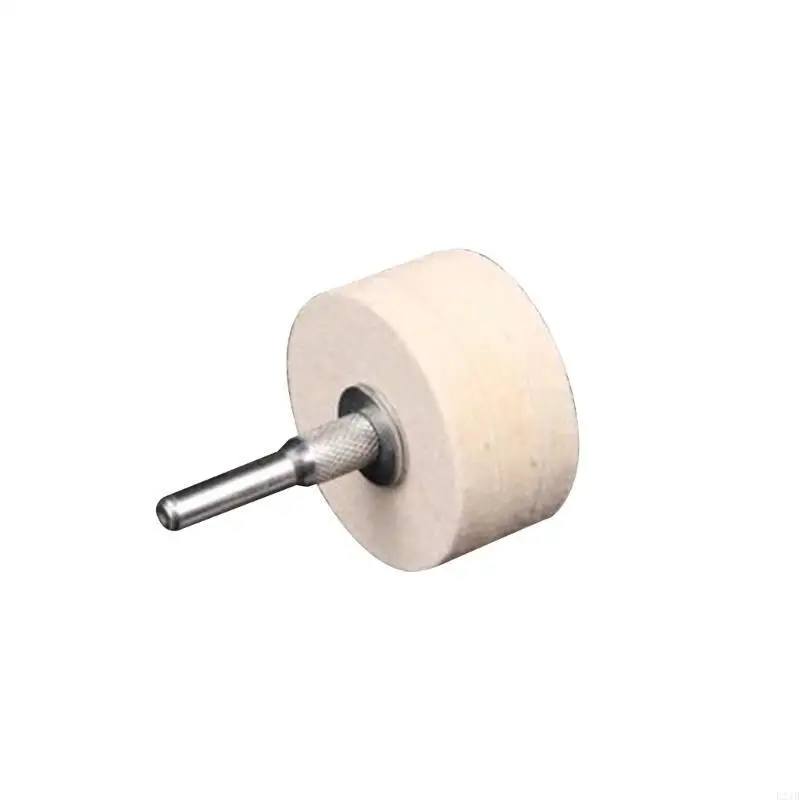 2Inch Compressed Wool Fabric Disc Polishing Buffing Pads for Stone, Plastic, Mold, Metal, Glass