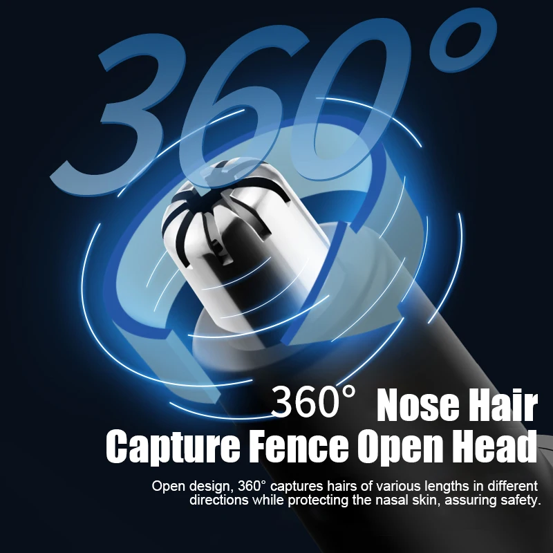 Electric Nose Hair Trimmer Usb Charging New High Quality Electric Portable Men and Women Mini Nose Hair Trimmer image 2