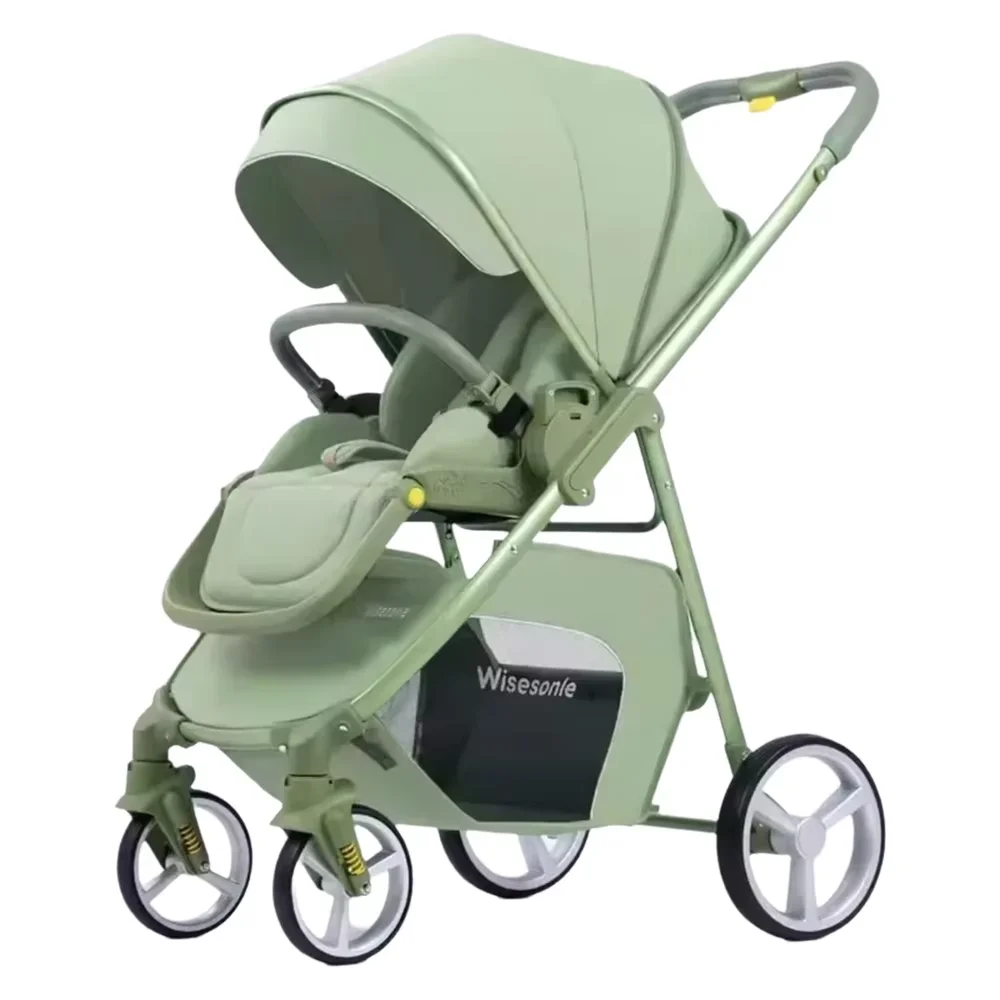 

Wisesonle Newborn Baby Stroller Lightweight Folding Dual Direction Lie-Sit Position High Landscape Comfort for Infants