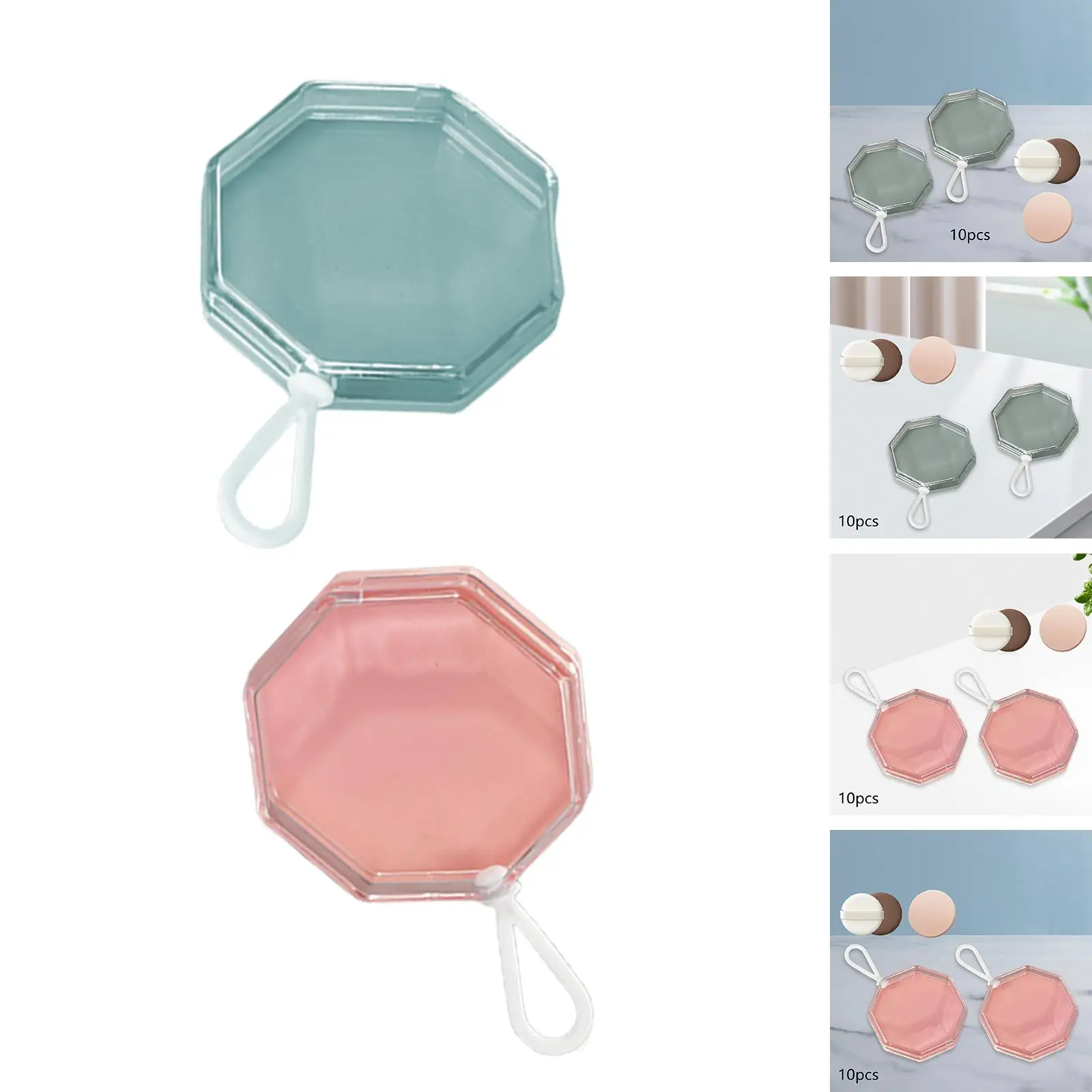 Poederdons opbergdoos Lege schoonheid Beschermende container Organizer Case Herbruikbare houder Cosmetische spons voor dagelijks gebruik Reizen