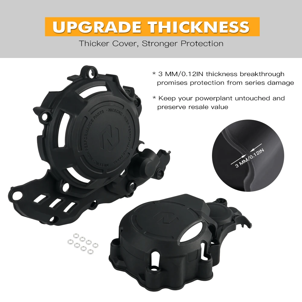 NICECNC Per KTM EXC-F 350 EXC-F 250 2017-2023 FREERIDE 4T 2019-2020 XCF-W 350 2020-2022 Protezione Frizione Accensione Guard Copertura