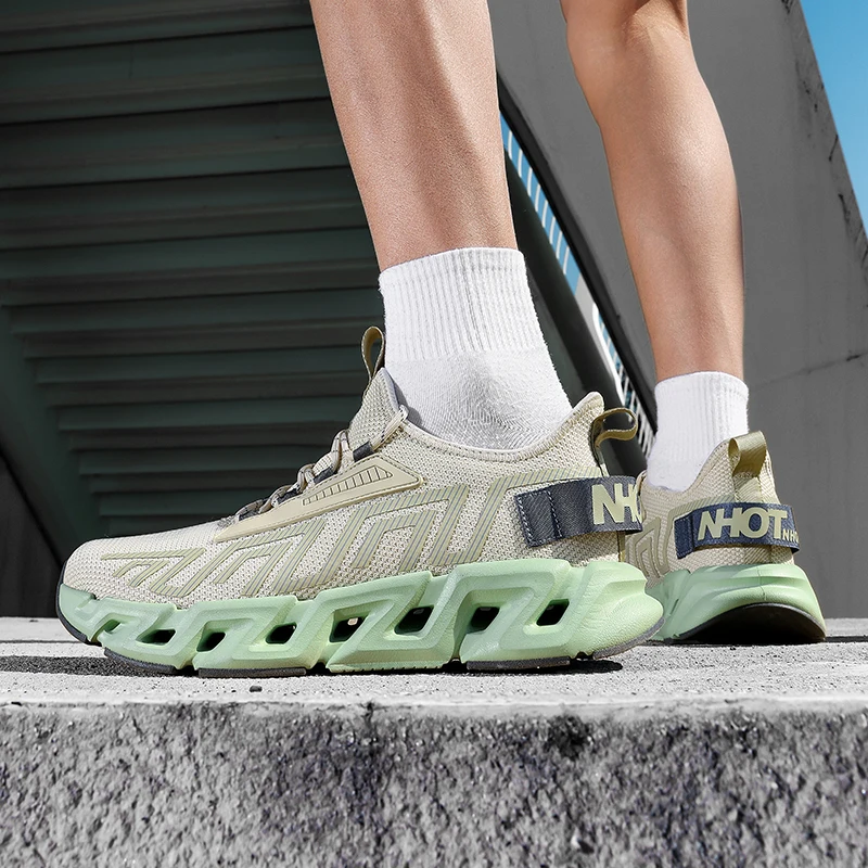 Men's Casual Sneakers, Luxury Trainer Shoes, Breathable Race Running Shoes, Fashion Loafers for Men.Shoes