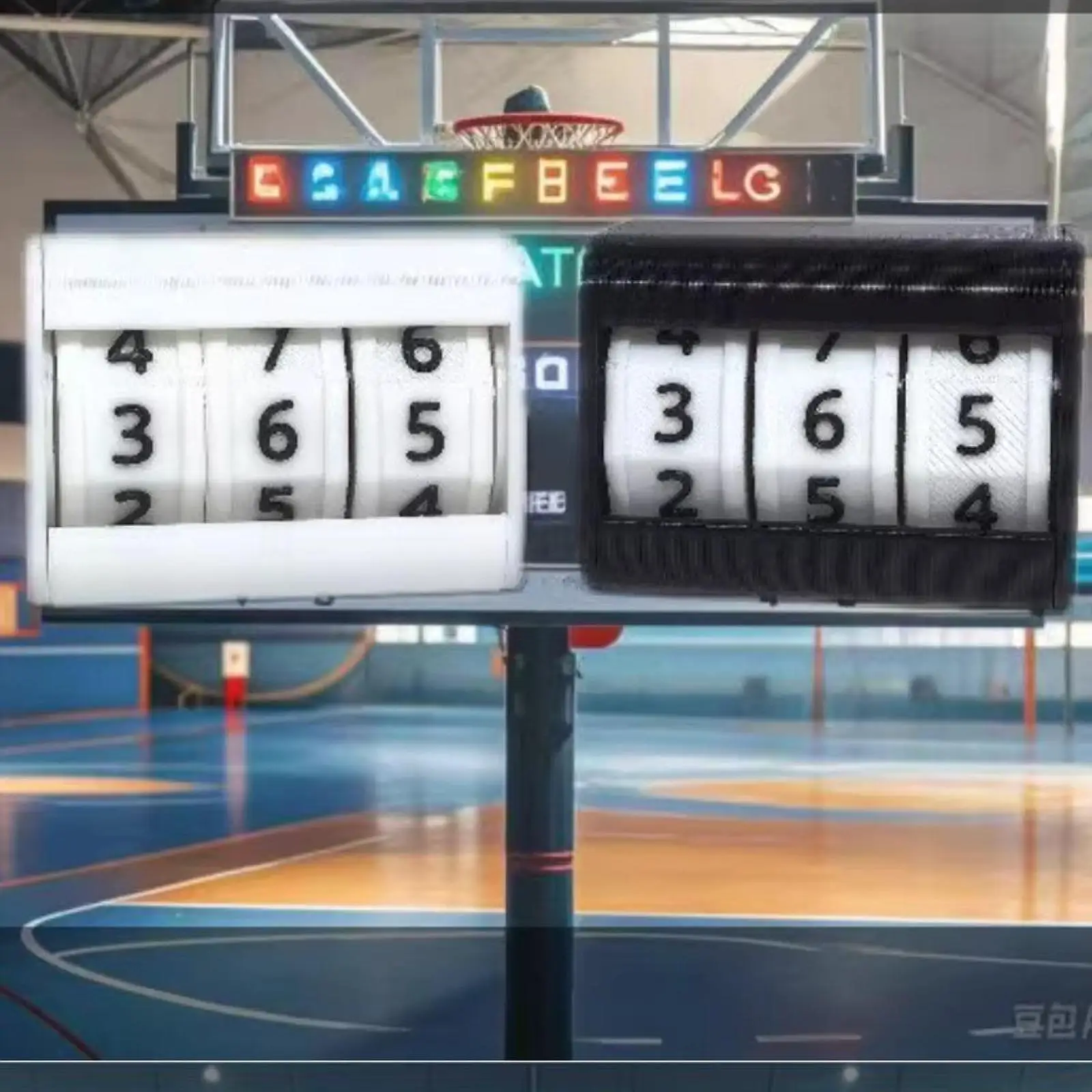 ป้ายบอกคะแนนสนุ๊กเกอร์ผู้รักษาคะแนนมัลติฟังก์ชั่นสำหรับการแข่งขันกีฬาฟุตบอลวอลเลย์บอลกิจกรรมในห้องเรียน P.E